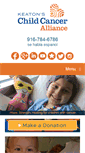 Mobile Screenshot of childcancer.org